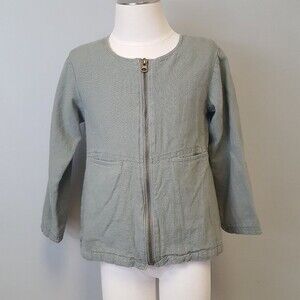 Old Navy Army Green Linen Jacket